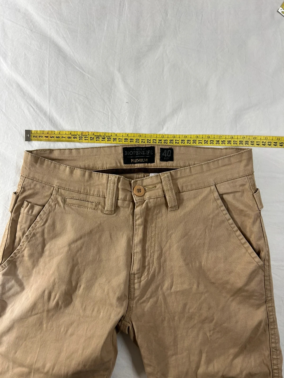 Chino bege creme hopenlife premium vintage tamanho 40 – photo 7